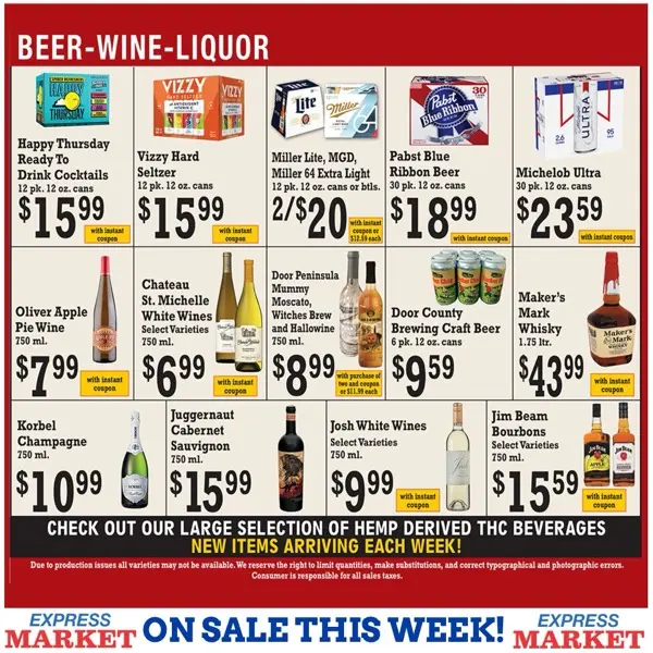 Liquor Specials